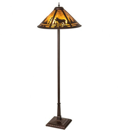 Moose Creek  2 Light Floor Lamp 65 Inch H and 22 Inch W by Meyda Tiffany - 107889