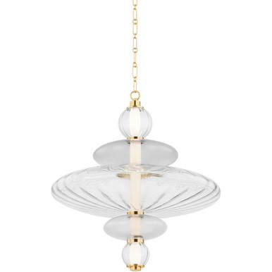 Williams 29W 1 LED Large Pendant by Hudson Valley - 2625-AGB