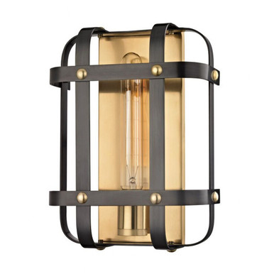 Colchester 1 Light Wall Sconce 11.5 x 8.5 Inch  by Hudson Valley - 6901-AOB