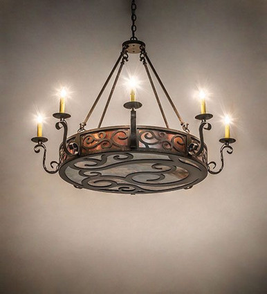 Delano 8 Light Chandelier 36 x 42 Inches Wide by Meyda Tiffany - 273773