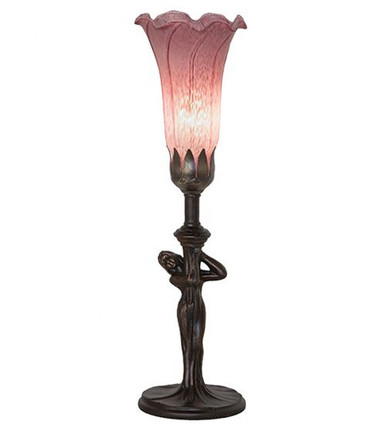 Pond Lily 1 Light Accent Lamp 15 In H and 4 In W by Meyda Tiffany 259391 - 259391