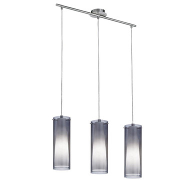 Pinto Nero 3 Light Mini Island Chandelier by Eglo - 90305a