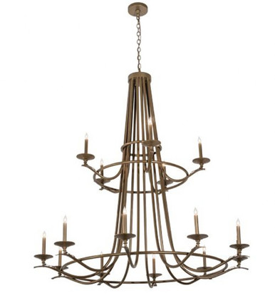 Octavia 15 Light 2 Tier Chandelier 64 x 60 Inches Wide by Meyda Tiffany - 170379