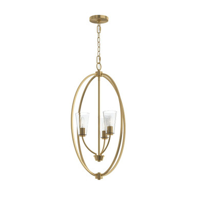 Jheni 3 Light Glass Foyer 31 Inch Tall and 18 Inch Wide by Progress - P500512