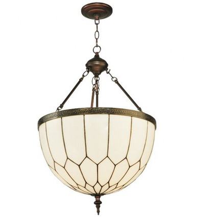 Vincent Honeycomb 3 Light Inverted Pendant 30 x 18 Inches by Meyda Tiffany - 128612