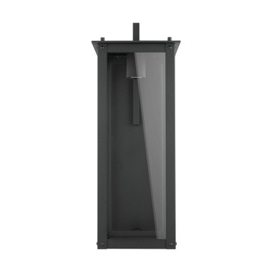 Hunt 1 Light Outdoor Wall Lantern by Capital - 934641BK-GL