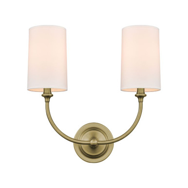 Giselle 60W 2 LED Wall Sconce 16 Inch Tall and 15 Inch Wide by Innovations - 372-2W-BB-S1-LED