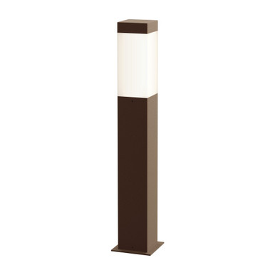 Square Column 2 LED Bollard 22 Inch Tall and 3 Inch Wide by Sonneman - 7382