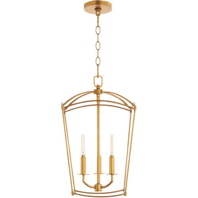 Mantle 3 Light Mini Foyer Chandelier by Quorum - 6812-3