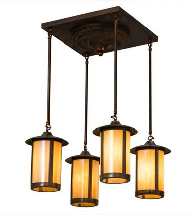 Fulton Prime 4 Light Pendant 31 x 28 Inch by Meyda Tiffany - 178510