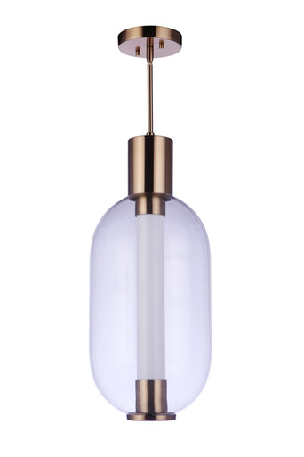 Holmes 1 LED Pendant 23.63 Inch Tall and 10 Inch Wide by Craftmade - P996SB-LED