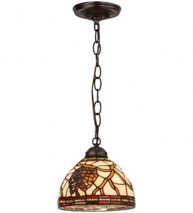 Pinecone 1 Light Small Pendant by Meyda Tiffany - 157395