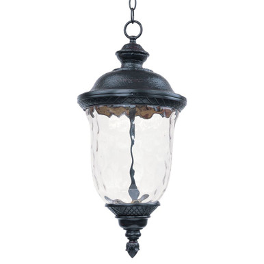 Carriage House 1 LED Light Outdoor Small Pendant by Maxim - 55427WGOB