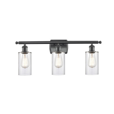 Clymer 3 Light Bath Vanity 9.88 Inch Tall X 23.88 Inch Wide by Innovations - 516-3W-BK-G802