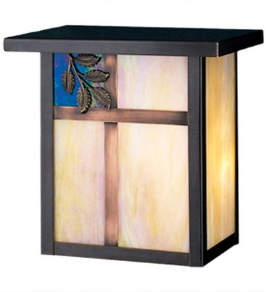 Hyde Park Sprig 1 Light Wall Sconce 8 x 8 Inch by Meyda Tiffany - 29516
