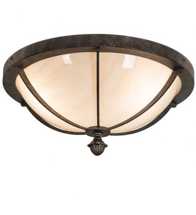 Dominga 3 Light Flush Mount 7 x 16 In by Meyda Tiffany - 217937