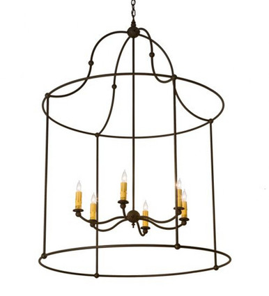 Baranya 6 Light Pendant 65.5 x 42 Inches by Meyda Tiffany - 201041