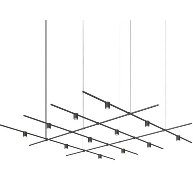 Suspenders 96W 12 LED Pendant 3 Inch Tall and 97 Inch Wide by Sonneman - SLS1147