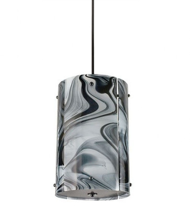 Metro Noir Swirl 4 Light Pendant 22 x 12.5 Inches by Meyda Tiffany - 254345