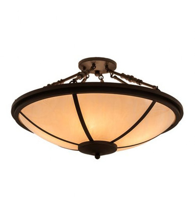 Commerce 4 Light Semi Flush Mount 18 x 31 Inches by Meyda Tiffany - 201781