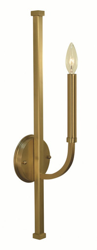 Manhattan 1 Light Metal Vanity Light by Framburg - F-5871 BR