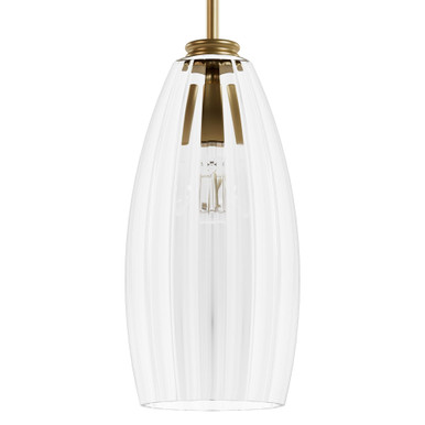 Rossmoor 1 Light Small Pendant 71 Inch Tall by Hunter Fans - 13160