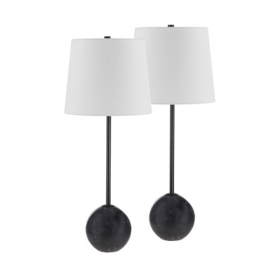 Bangor 2 Light Table Lamp (Set of 2) 27 Inch and 11 Inch Wide by Renwil Inc - LPT1266-SET2