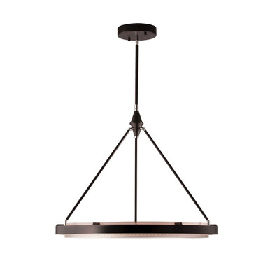 Duo 62W LED Pendant 26.63 Inch Tall and 31.25 Inch Wide by Alora - PD302732CBSS-UNV-010