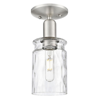 Candor 1 Light Semi Flush Mount 11.5 Inch and 4.88 Inch Wide by Innovations - 716-1C-G352