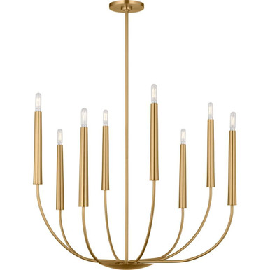 Lois 8 Light Chandelier 29 Inch and 34 Inch Wide by Visual Comfort Studio - EC1198