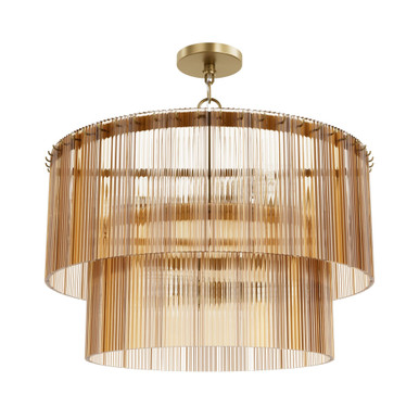 Ontario 6 Light Large Pendant by Hunter Fans - 13144