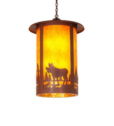 Fulton Moose Creek 8 Light Pendant 48 x 24 Inches by Meyda Tiffany - 118489
