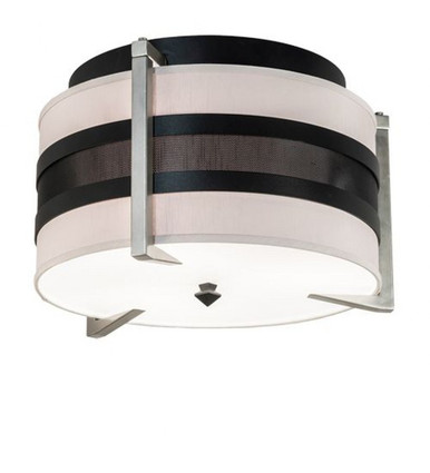Nathan 3 Light Flush Mount 14 x 24 In by Meyda Tiffany - 195621