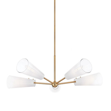 Camarillo 5 Light Oversized Chandelier by Troy - F1645-PBR