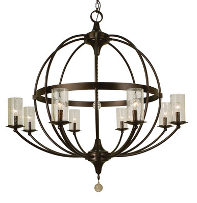 Compass 8 Light Foyer Chandelier 42 x 40 Inch by Framburg 1078 MB - 1078 MB