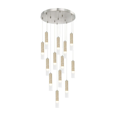 Zara 559W 13 LED Chandelier 14.8 Inch Tall and 20.47 Inch Wide by Artcraft - AC5104BN