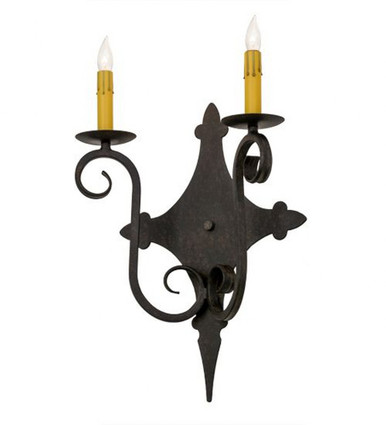 Angelique 2 Light Wall Sconce 18 x 12 Inches by Meyda Tiffany 115269 - 115269