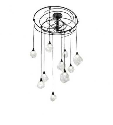 Cyclone 50W 10 LED Cascading Pendant 86 x 55 Inches by Meyda Tiffany - 232067