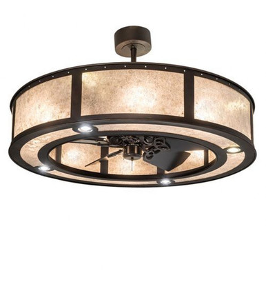 Smythe Craftsman 8 Light Fandelier 57 In H and 45 In W by Meyda Tiffany - 247202