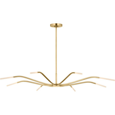 Lajos 24.2W 8 LED Chandelier 5.2 X 50 Inch Wide by Visual Comfort Modern - SLCH81827