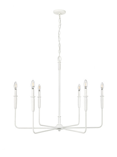 Savanne 6 Light Chandelier 30.3 Inch Tall and 38 Inch Wide by Millennium - 29406