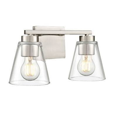 Strayhan 2 Light Bath Vanity 7 Inch Tall and 13 Inch Wide by Millennium - 64002