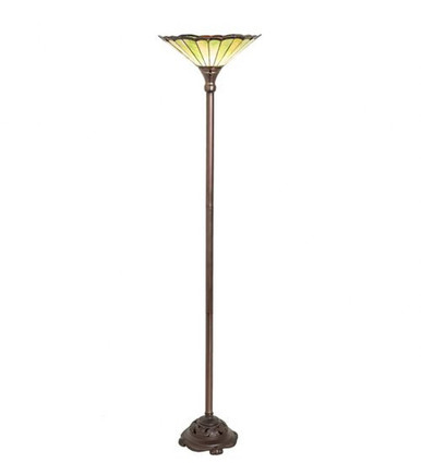 Caprice  1 Light Floor Lamp 70 Inch H and 16 Inch W by Meyda Tiffany - 254707