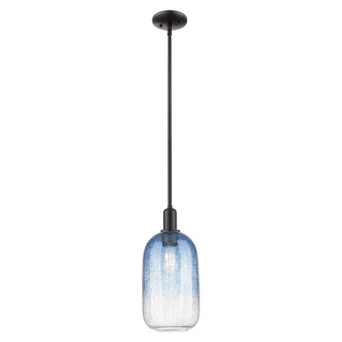 Brookhaven Cloche 1 Light Mini Pendant 15.63 and 7 Inch Wide by Innovations - 716-1S-BK-G482-7SB
