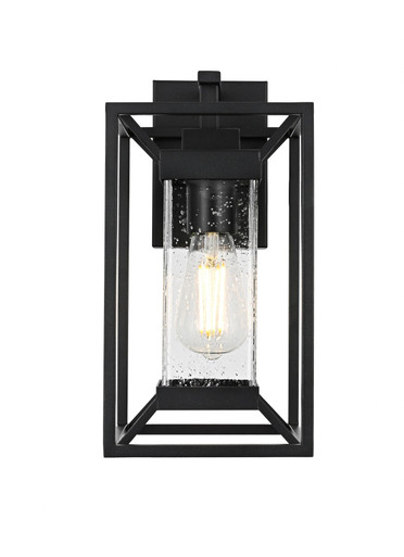 Willington 1 Light Outdoor Wall Sconce 13.5 Inch X 7 Inch Wide by Elegant - OD329W14BK