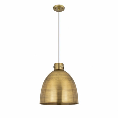 Newton Bell 1 Light Metal Shade Medium Pendant 16 Inch Wide by Innovations - 410-1PL-M412-16