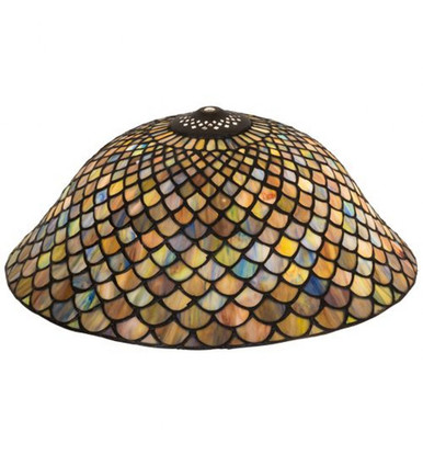 Tiffany Fishscale 16 Inch Glass Shade by Meyda Tiffany - 20028