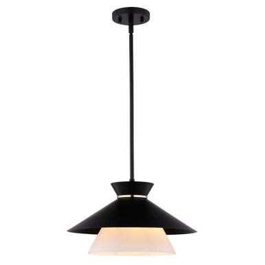 Loomis 1 Light Pendant 8.75 Inch Tall and 15.25 Inch Wide by Vaxcel - P0440