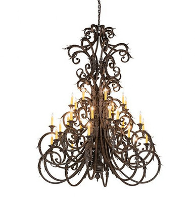 Serratina 32 Light Chandelier 75 x 60 Inches by Meyda Tiffany - 269128