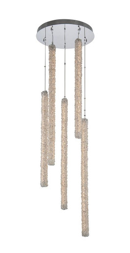 Lina LED Light 5 Column Medium Foyer by Allegri - 035557-010-FR001